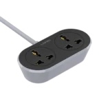 Ldnio (SC2018) 2 AC Outlet Universal Extension Power Socket